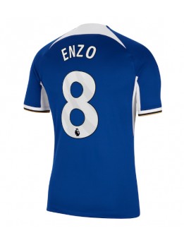 Billige Chelsea Enzo Fernandez #8 Hjemmedrakt 2023-24 Kortermet